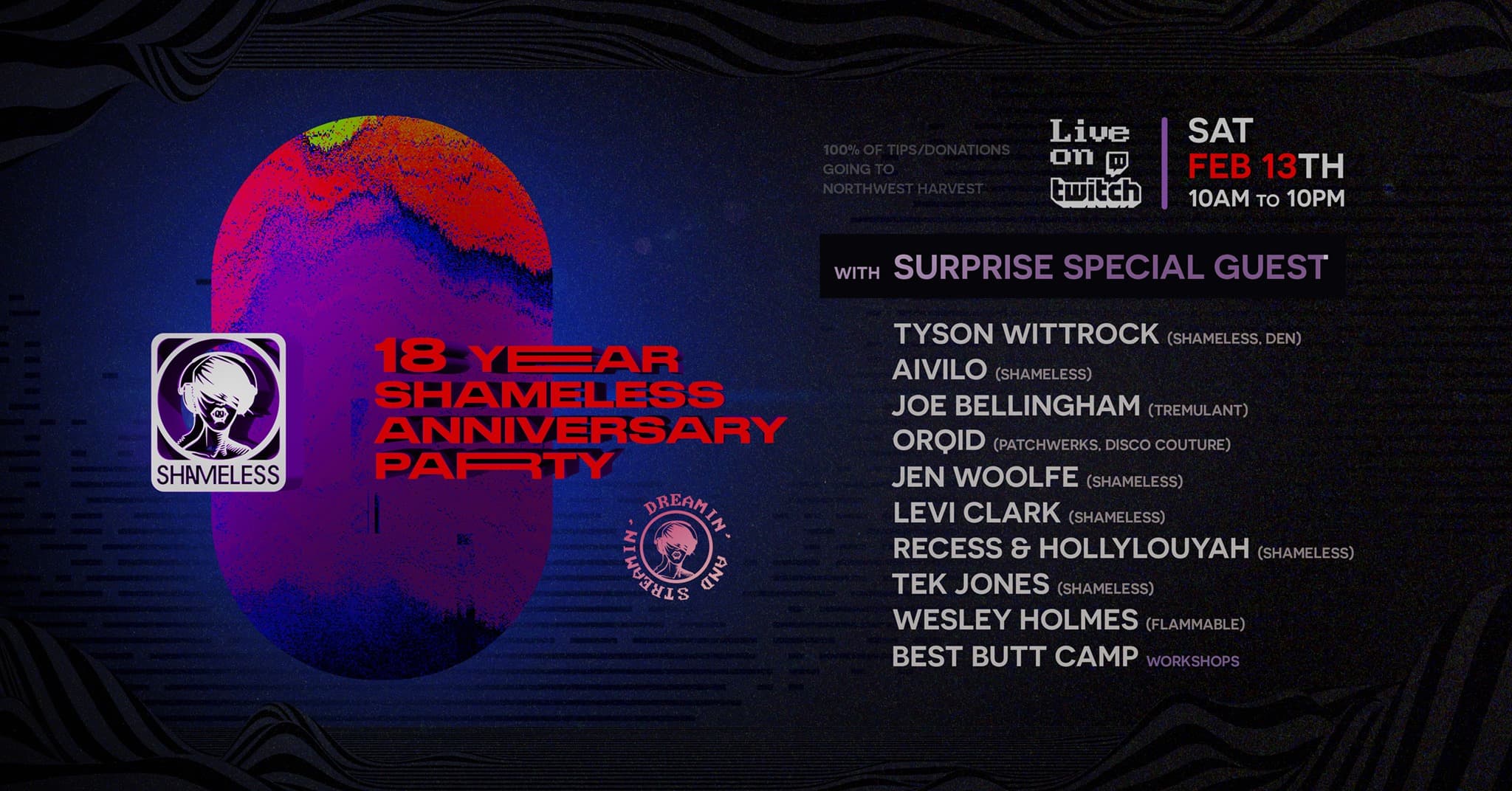 Shameless 18 Year Anniversary Party at Seattle, Seattle WA