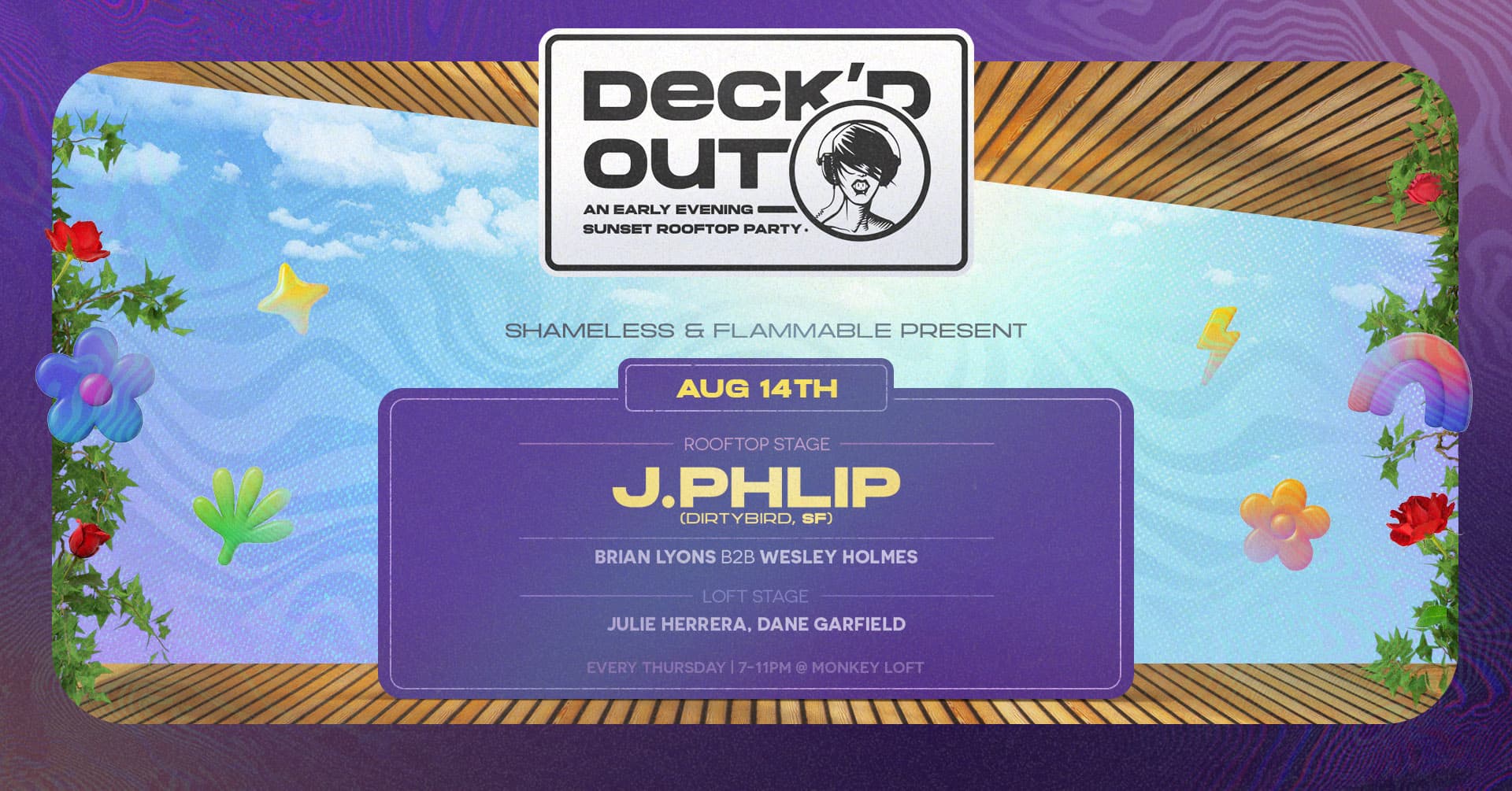 Deck'd Out #9 at Monkey Loft, Seattle WA