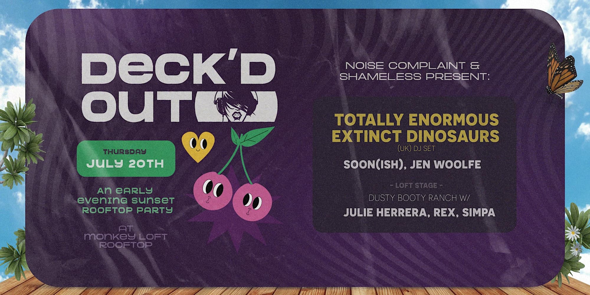 Deck'd Out #4 Totally Enormous Extinct Dinosaurs (UK) at Monkey Loft, Seattle WA