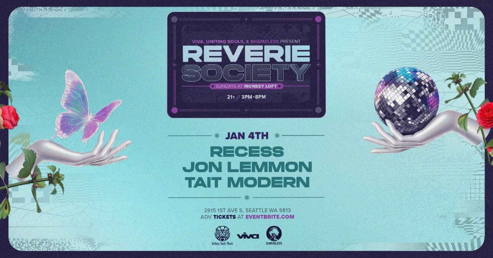 Reverie Society: 2026 opener at Monkey Loft, Seattle WA